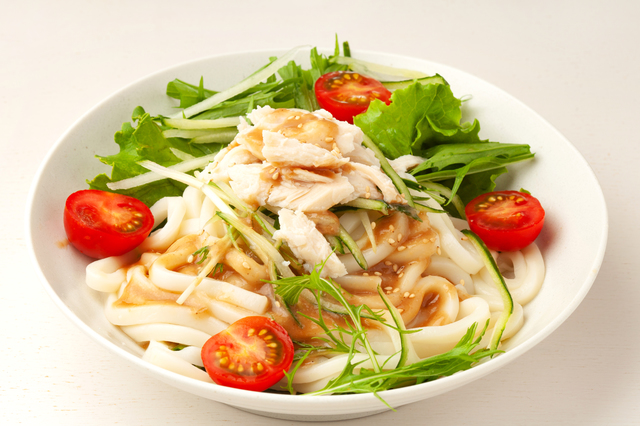 サラダうどん